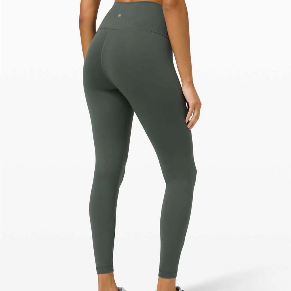 lululemon wunder train pant legging 25” size 4